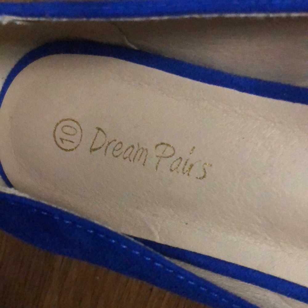 Dream Pairs Blue Wedges - Picture 3 of 4